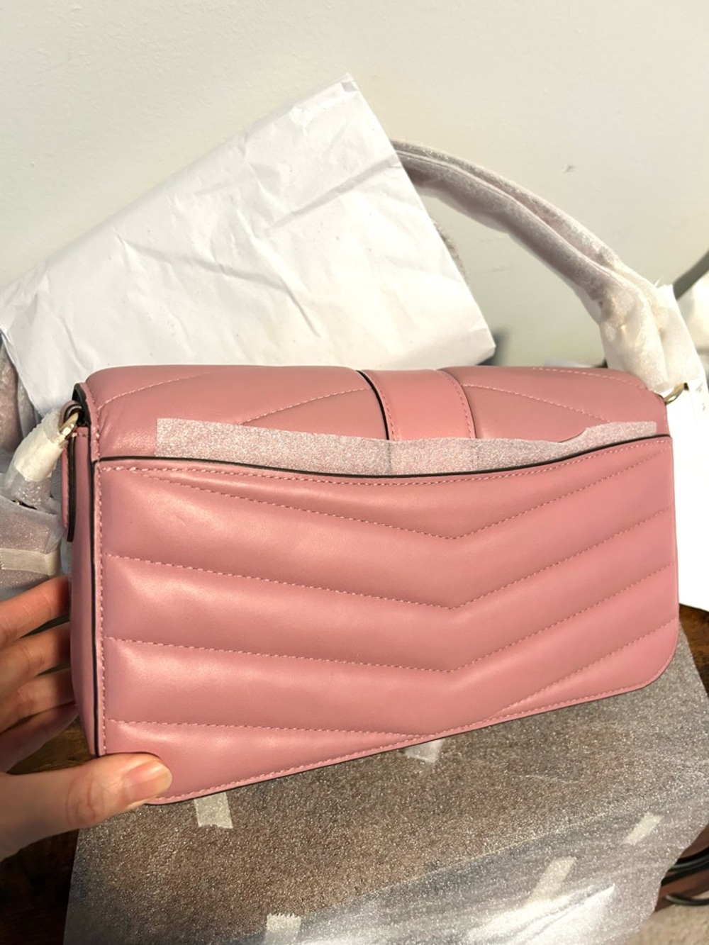 Coach Georgie Shoulder Bag With Puffy Quilting - Picture 3 of 10